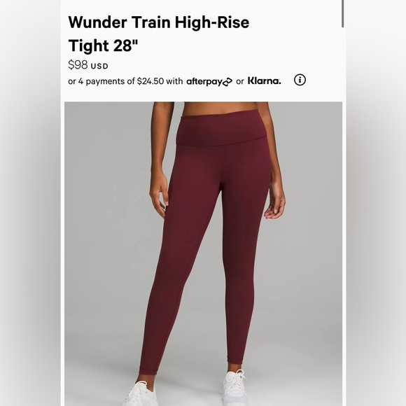 lululemon athletica Pants - BRAND NEW - Lululemon leggings Wunder Train